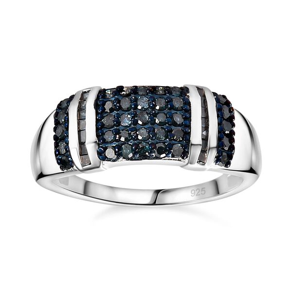Blauer Diamant-Ring - 0,50 ct. image number 4