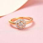 Diamant Halo Ring - 0,20 ct. image number 8
