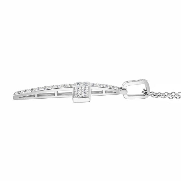 LUXURIANT Labor Diamant Anh&auml;nger mit 45cm Kette - 1,62 ct. image number 3