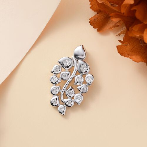 Moissanit Anhänger, ca. 0,41 ct. image number 1