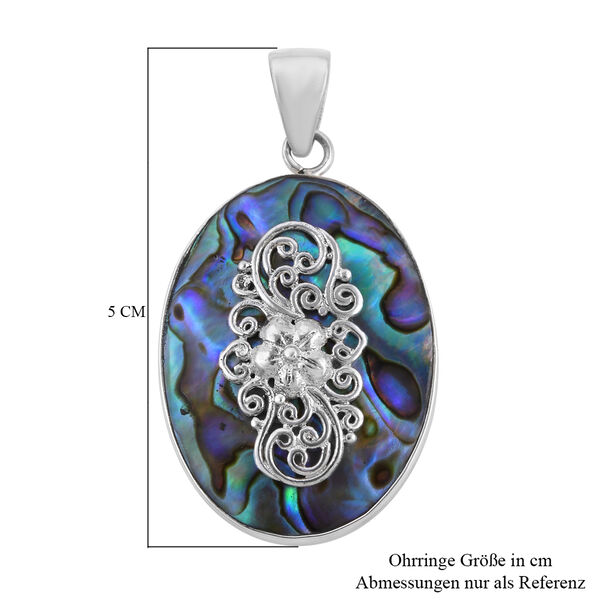Royal Bali Kollektion - Abalone Muschel-Anhänger, 925 Silber image number 5