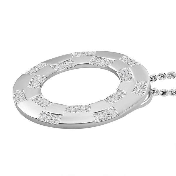 Weißes Diamant-Schmuckset, Silberton - 0,11 ct. image number 7