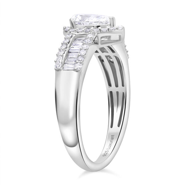 LUXURIANT DIAMOND - Lab Grown Diamant VS-EF Ring 925 Silber rhodiniert (Größe 18.00) ca. 1.02 ct image number 5
