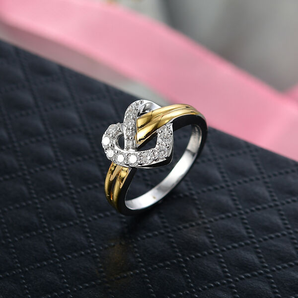 LUXURIANT SI-GH Labor Diamant zweifarbiger Ring - 0,35 ct. image number 1