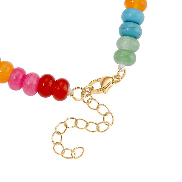 Mehrfarbiges Quarzit  17+5cm Armband - 80 ct. image number 5