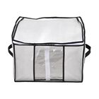 XXL Vakuum-Aufbewahrungsbox, Platzsparender Organizer für Kleidung, Bettwäsche und Decken, vakuum- und pumpkompatibel, 40x42x25cm