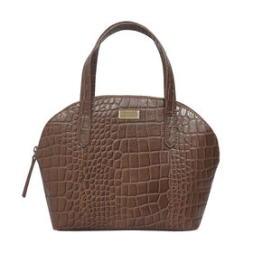 Assots London Cheryl - Handgefertigte Echtleder Tragetasche, tan