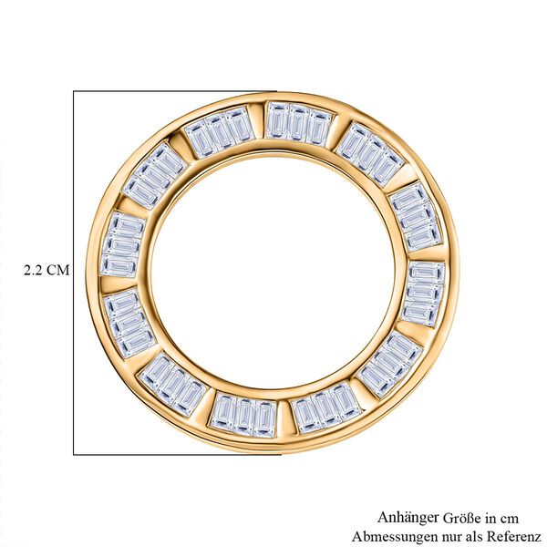 LUXURIANT IGI zertifizierter VS-EF Labor Diamant Anhänger in 585 Gold - 1 ct. image number 5