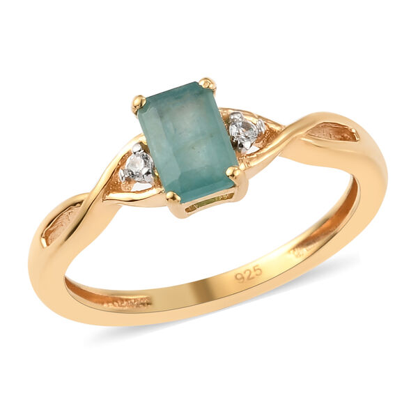 Nat&uuml;rlicher Grandidierit und Zirkon-Ring - 0,62 ct. image number 4