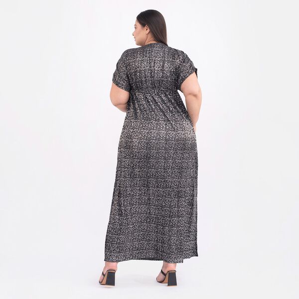 Tamsy - Plissee-Abendkleid, One Size, Schwarz image number 2