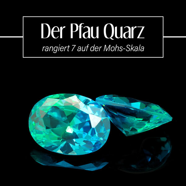 Pfau Quarz Triplett Armband image number 4