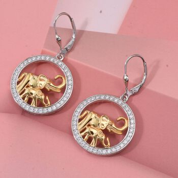 LUSTRO STELLA wei&szlig;e Zirkonia Ohrringe