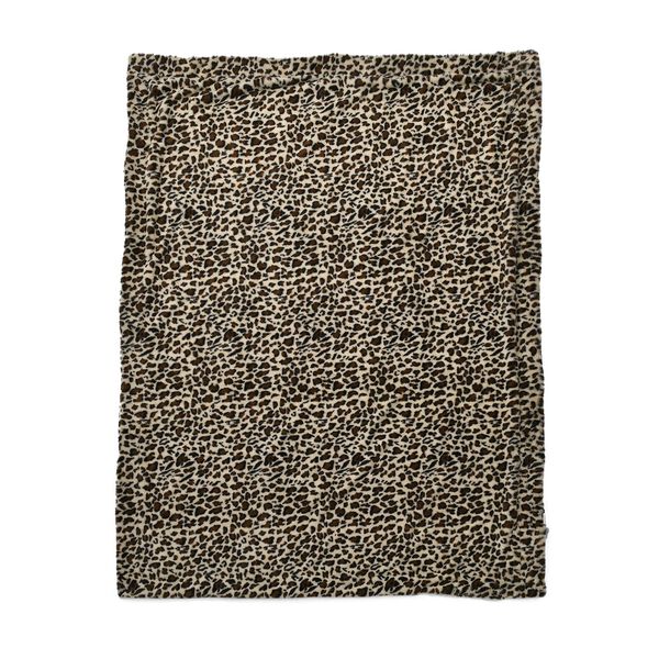 Kunstfell Decke mit Leopardenmuster,  Beige image number 1