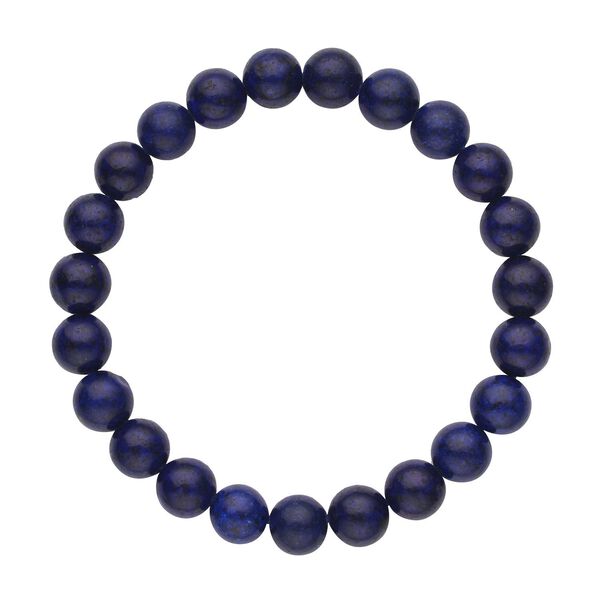 3er Set, Lapislazuli Halskette, Armband und Ohrringe, Edelstahl ca. 287.00 ct image number 5