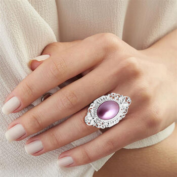 D'Joy Royal Bali - Rosa Mabe Perle Ring