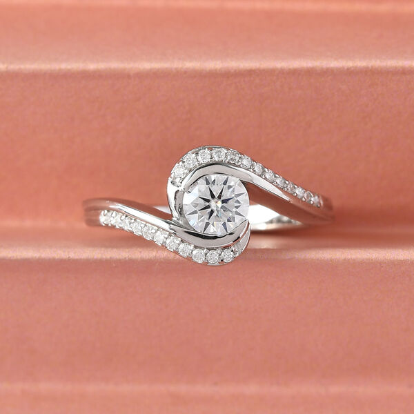 Moissanit Ring - 0,57 ct. image number 2