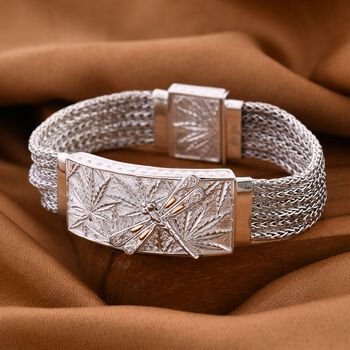 Royal Bali Kollektion- Gepr&auml;gtes Armband, 19cm