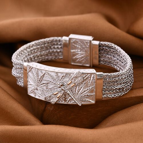Royal Bali Kollektion- Geprägtes Armband, 19cm image number 1