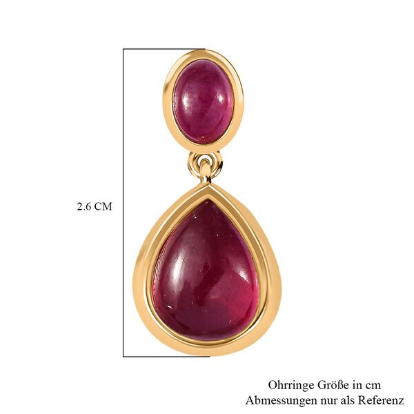 AA Afrikanische Rubin-Ohrringe - 17,14 ct. image number 6