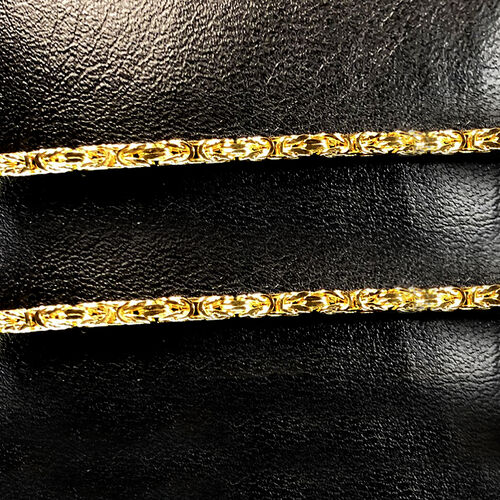 Italienische Königskette, ca. 50 cm, 375 Gelbgold ca. 5,65g image number 1