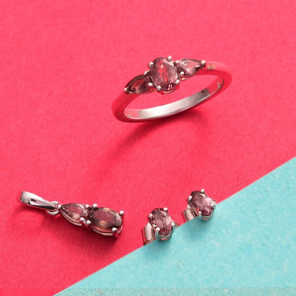 AA Bekily Farbwechsel Granat Schmuckset - 2,79 ct. image number 1