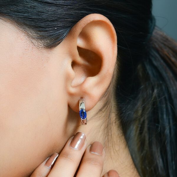 Kaschmir Kyanit Creolen - 1,20 ct. image number 3