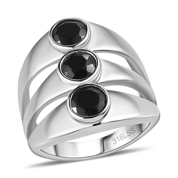 Schwarzer Spinell-Ring -1,73 ct. image number 4