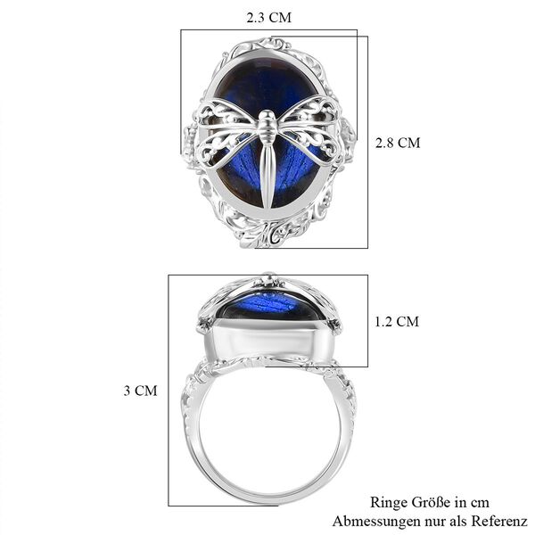 AAA Labradorit Ring - 19,28 ct. image number 8