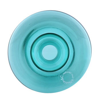 Italien hergestellt - authentische Murano Glasvase, Blau