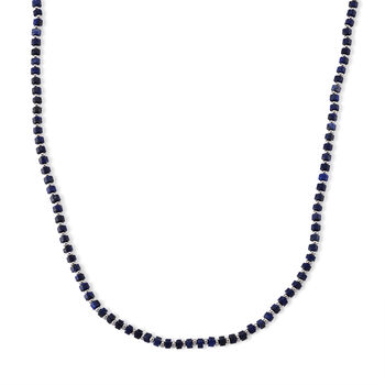 Lapislazuli Halskette, flexibel, Reine Legierung ca. 25.00 ct