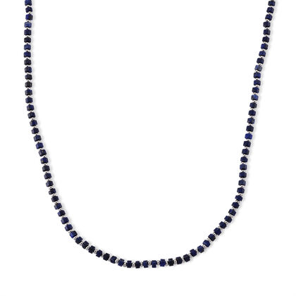 Lapislazuli Halskette, flexibel, Reine Legierung ca. 25.00 ct