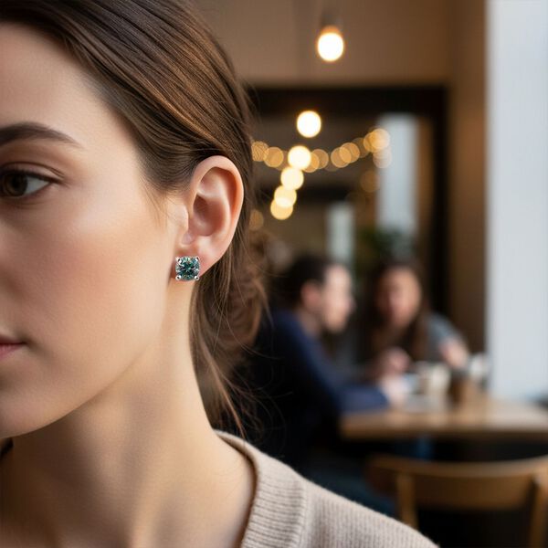 D'Joy Paraiba Moissanit Ohrringe - 0,91 ct. image number 2