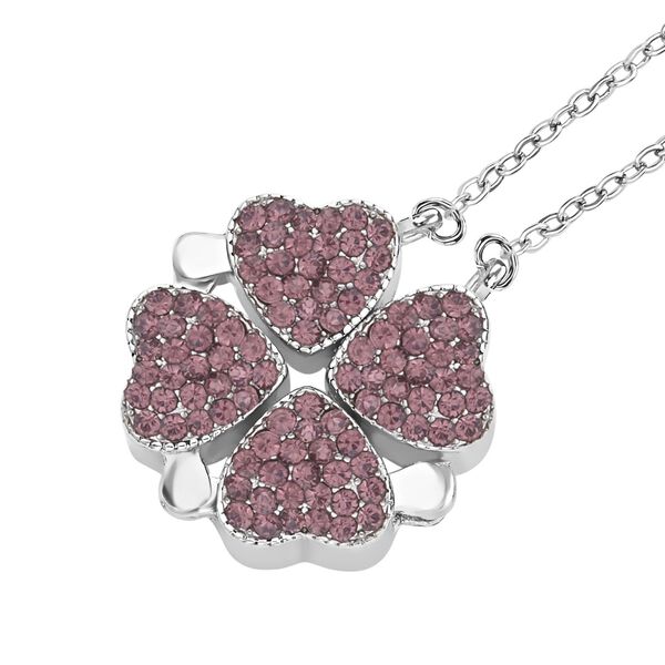 Afrikanisches Amethyst und lila Kristall 2-Wege-Schmuckset image number 4