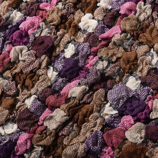 Bedruckter Schal mit Quasten, Grün image number 6