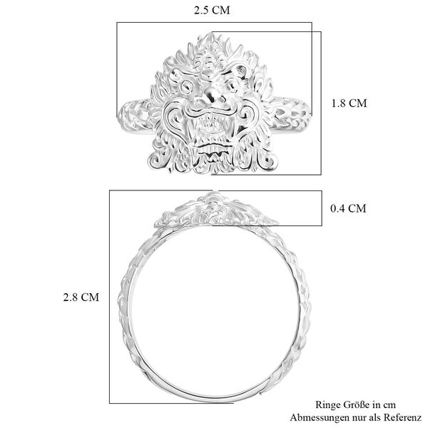 925 Silber Ring (Größe 19.00) ca. 5,50g image number 5
