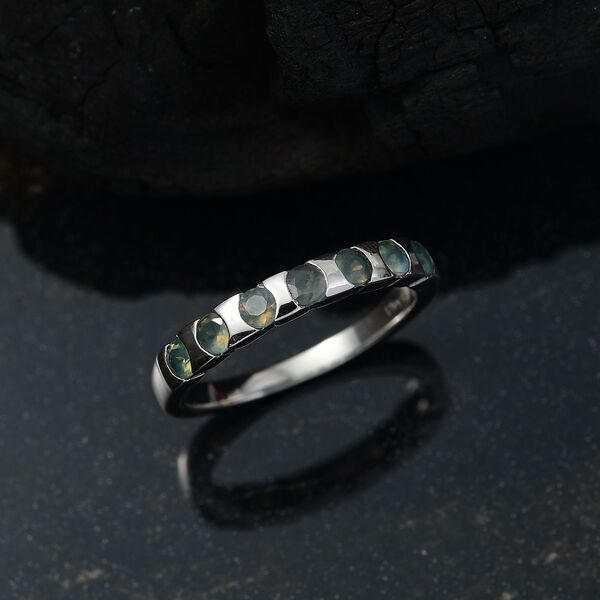 D joy Alexandrit Ring 925 Silber rhodiniert (Gr&ouml;&szlig;e 16.00) ca. 0,67 ct image number 2