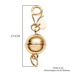 Vergoldeter Magnetverschluss für Halsketten, Ketten und Armbänder image number 3