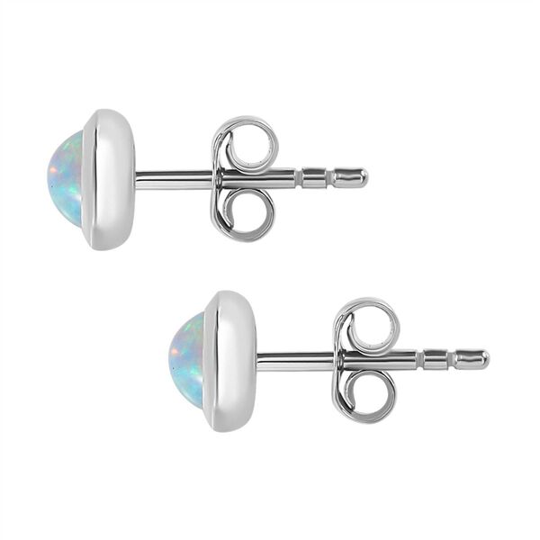 AA nat&uuml;rliches, &auml;thiopisches Welo Opal-Schmuckset, 925 Silber rhodiniert - 1,02 ct. image number 9