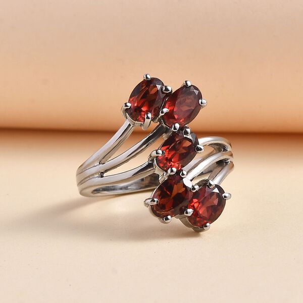 Roter Granat-Ring - 2,85 ct. image number 2