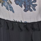 Superweiche Kimono mit Gürtel, Größe: 86 x 69, Blumenmuster, Weiß image number 4