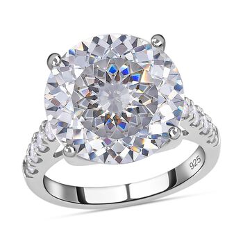 Moissanit Ring - 11,2 ct.