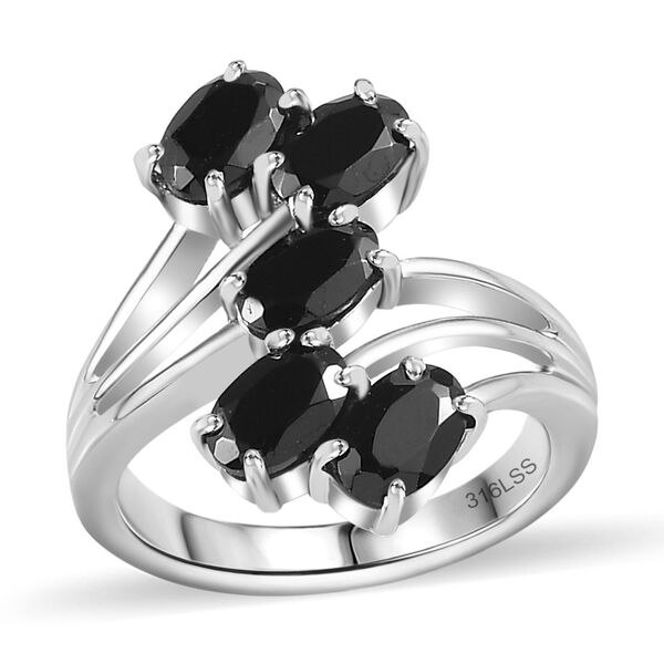 Schwarzer Spinell-Ring - 2,84 ct. image number 4