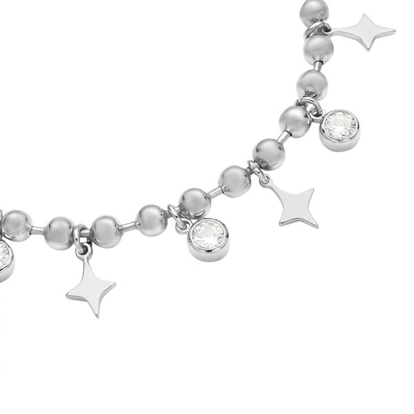 Weißer Zirkonia Bolo Armband ca. 15.25 cm Silber tone ca. 0,20 ct image number 4