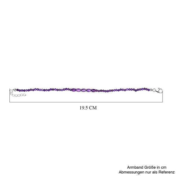 Eternity afrikanisches Amethyst-Armband image number 5