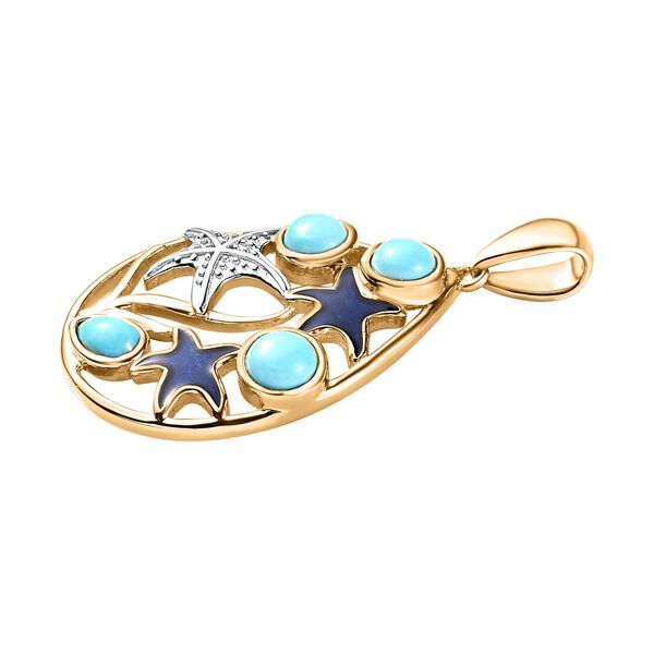 AA Sleeping Beauty T&uuml;rkis-Anh&auml;nger- 1,25 ct. image number 4