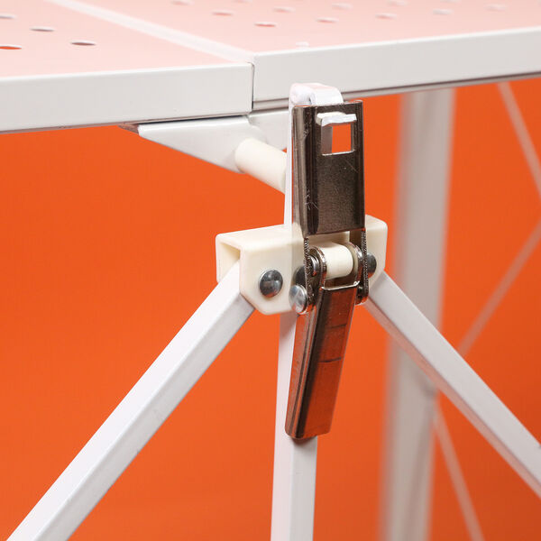 3-lagiges Lagerregal aus Eisen, 70x30x86 cm, Wei&szlig; image number 6