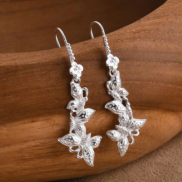 D'Joy Royal Bali - 925 Silber Ohrringe, Schmetterling image number 1