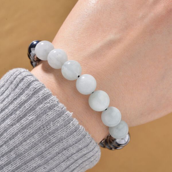 Flexibles Terahertz und Aquamarin Armband - 140 ct. image number 2