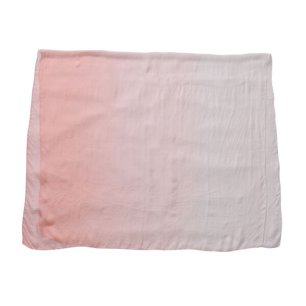 LA MAREY Ombre Chiffon Seiden Schal, Weiß image number 8