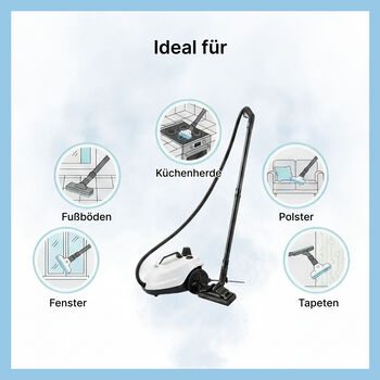 Professioneller Mehrzweck-Dampfreiniger &ndash; 1800 W Hochdruck-Dampfreiniger mit 5 Bar und 1,5L Edelstahl-Tank